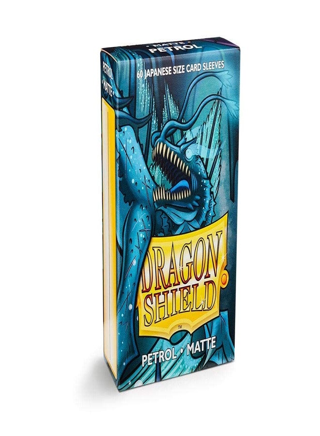 dragon shield 2 Packs Dragon Shield Matte Mini Japanese Petrol 60 ct Card Sleeves Value Bundle! … - Image 5